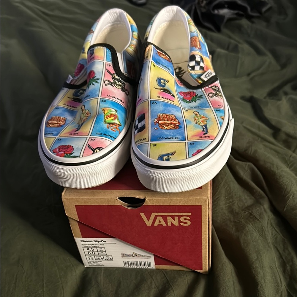 Vans Classic Slip-On Multicolor Graphic Shoes